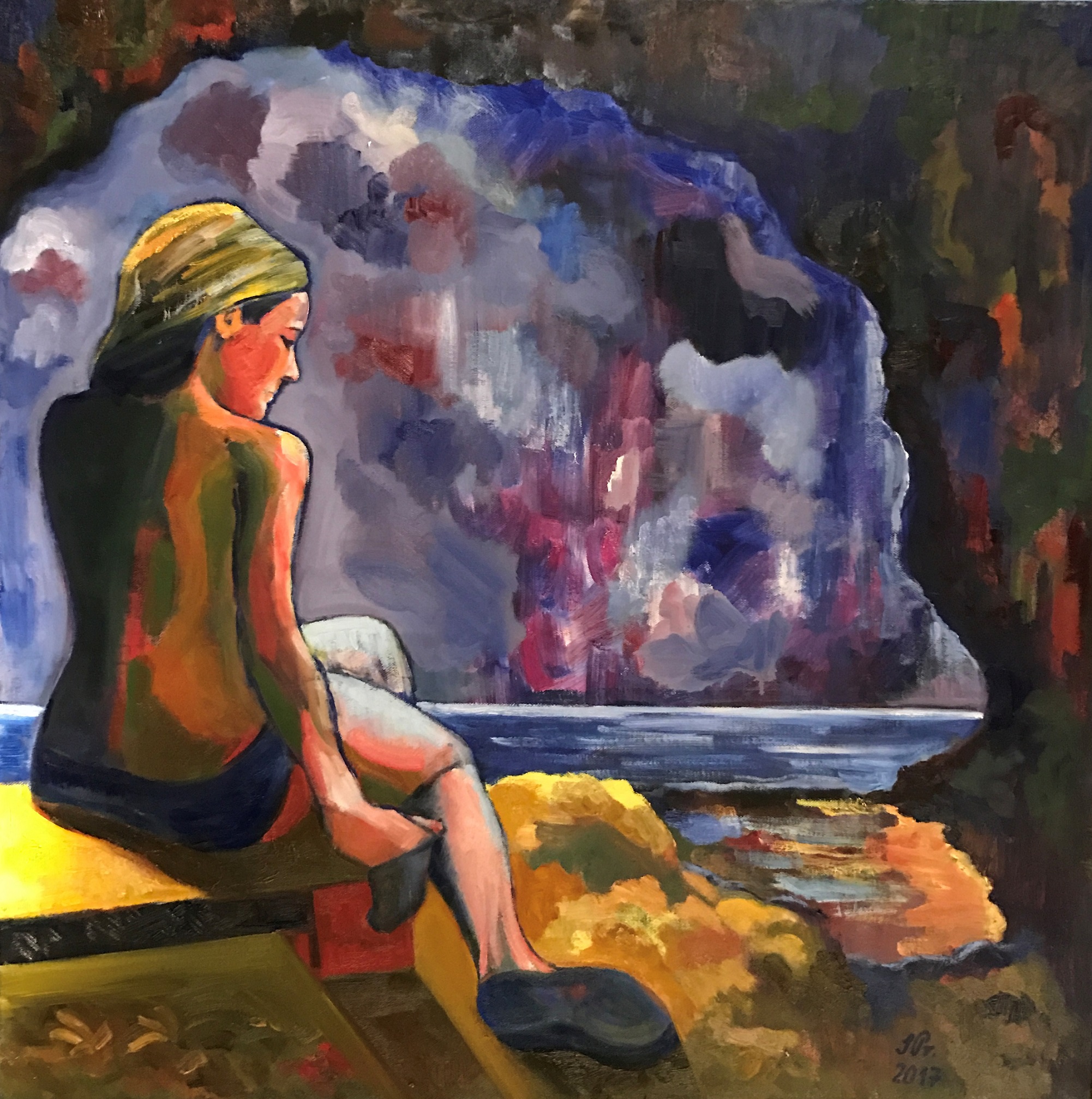Žena v jeskyni
